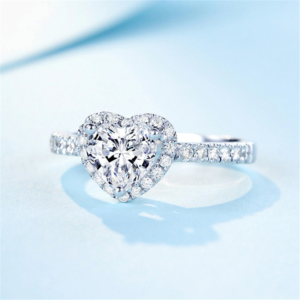 Heart Shaped Classic 925 Silver Propose Ring